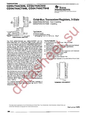 CD74ACT646EN datasheet  